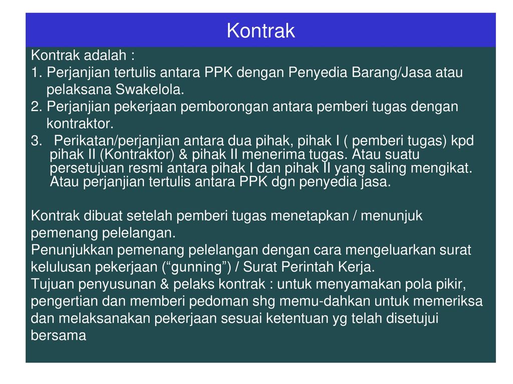 Apa Perbezaan Di Antara Bentuk-bentuk Kontrak Dan Jenis-jenis Kontrak ...