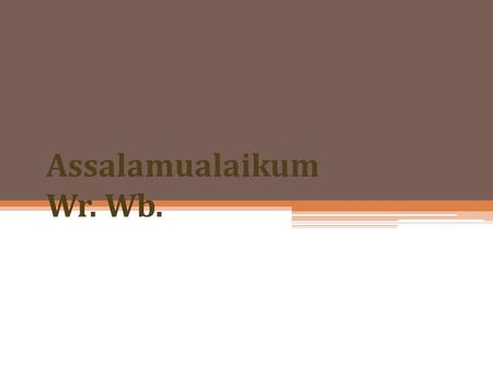Assalamualaikum Wr. Wb. TRIGMASTER ELEKTRIK Presented by: Pingkan Normalitasari (A 410 080 165) Inna Mutmainnah R. (A 410 080 172) Agus Supriyanto (A.