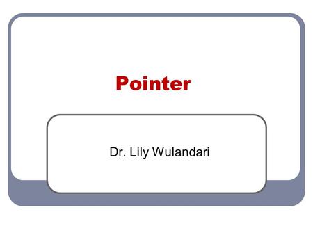 Pointer Dr. Lily Wulandari.