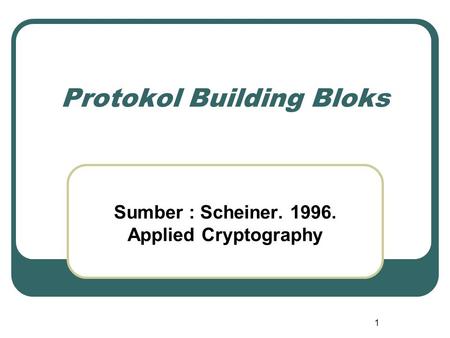 Protokol Building Bloks