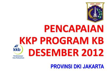 KKP PROGRAM KB DESEMBER 2012