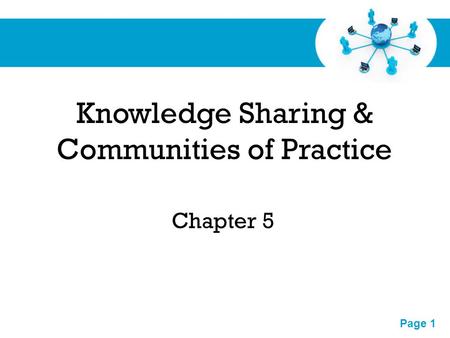 Knowledge Sharing & Communities of Practice