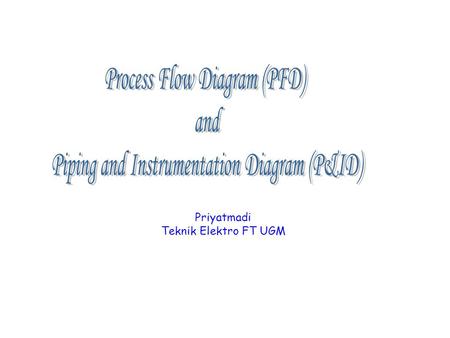 Process Flow Diagram (PFD) and