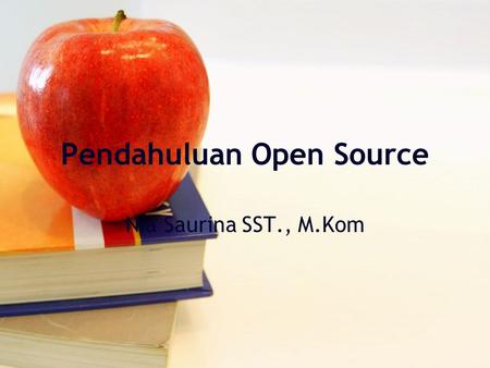 Pendahuluan Open Source