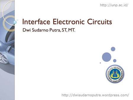 Interface Electronic Circuits