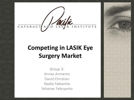 Competing in LASIK Eye Surgery Market
