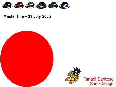 Six Thinking Hats Tanadi Santoso Sam-Design Master File – 31 July 2005.