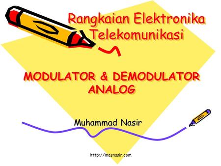 Rangkaian Elektronika Telekomunikasi