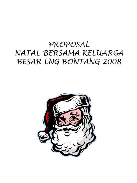 PROPOSAL NATAL BERSAMA KELUARGA BESAR LNG BONTANG 2008