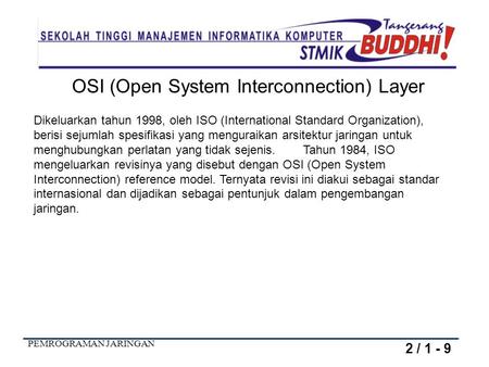 OSI (Open System Interconnection) Layer