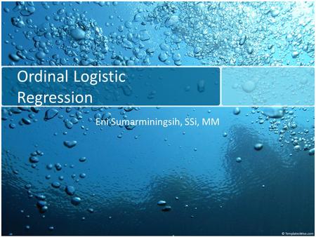 Ordinal Logistic Regression