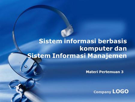 Sistem informasi berbasis komputer dan Sistem Informasi Manajemen