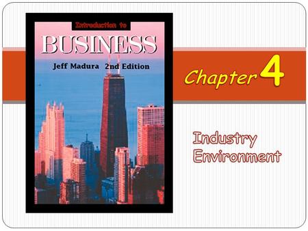Introduction to 4 Chapter Industry Environment.