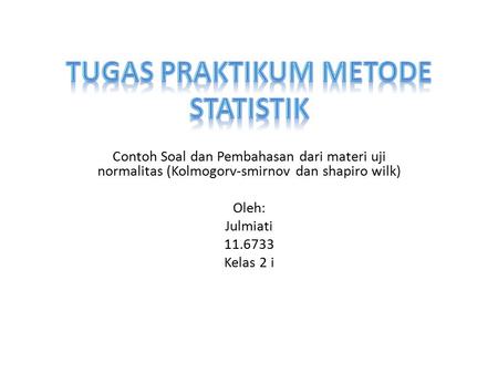 TUGAS praktikum METODE STATISTIk