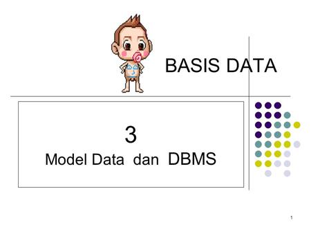 BASIS DATA 3 Model Data dan DBMS.