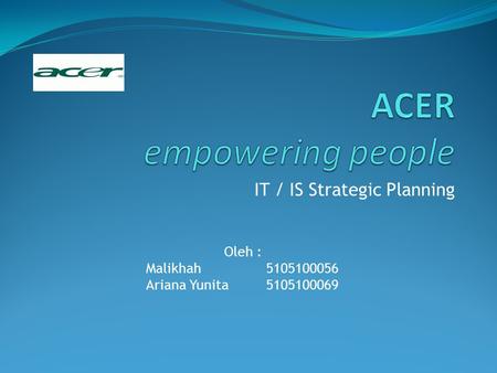 ACER empowering people