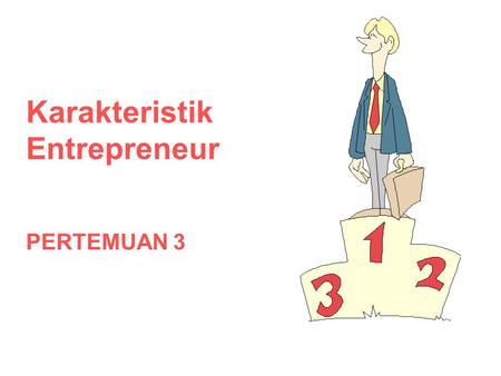 Karakteristik Entrepreneur