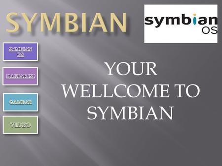YOUR WELLCOME TO SYMBIAN