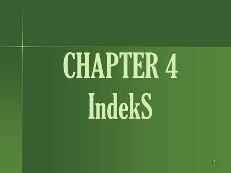 CHAPTER 4 IndekS.