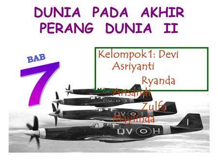 DUNIA PADA AKHIR PERANG DUNIA II