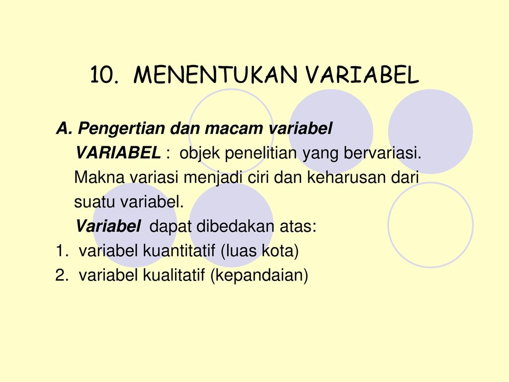 Cara Menentukan Variabel Penelitian – Meteor