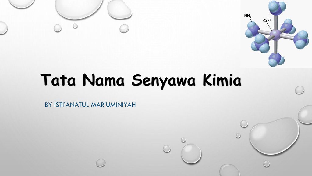 Tata Nama Senyawa Kimia Ppt