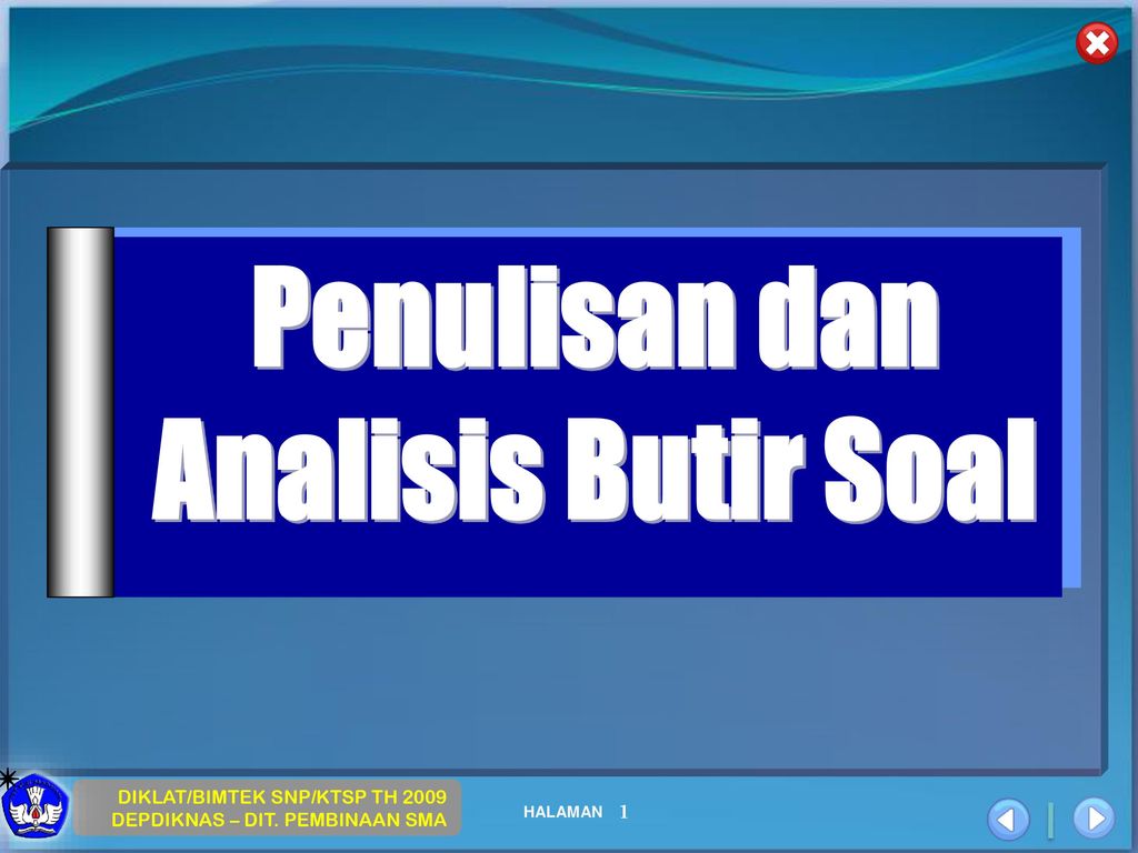 Penulisan Dan Analisis Butir Soal Ppt Download