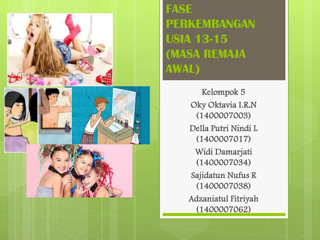 Fase Perkembangan Usia Masa Remaja Awal Ppt Download