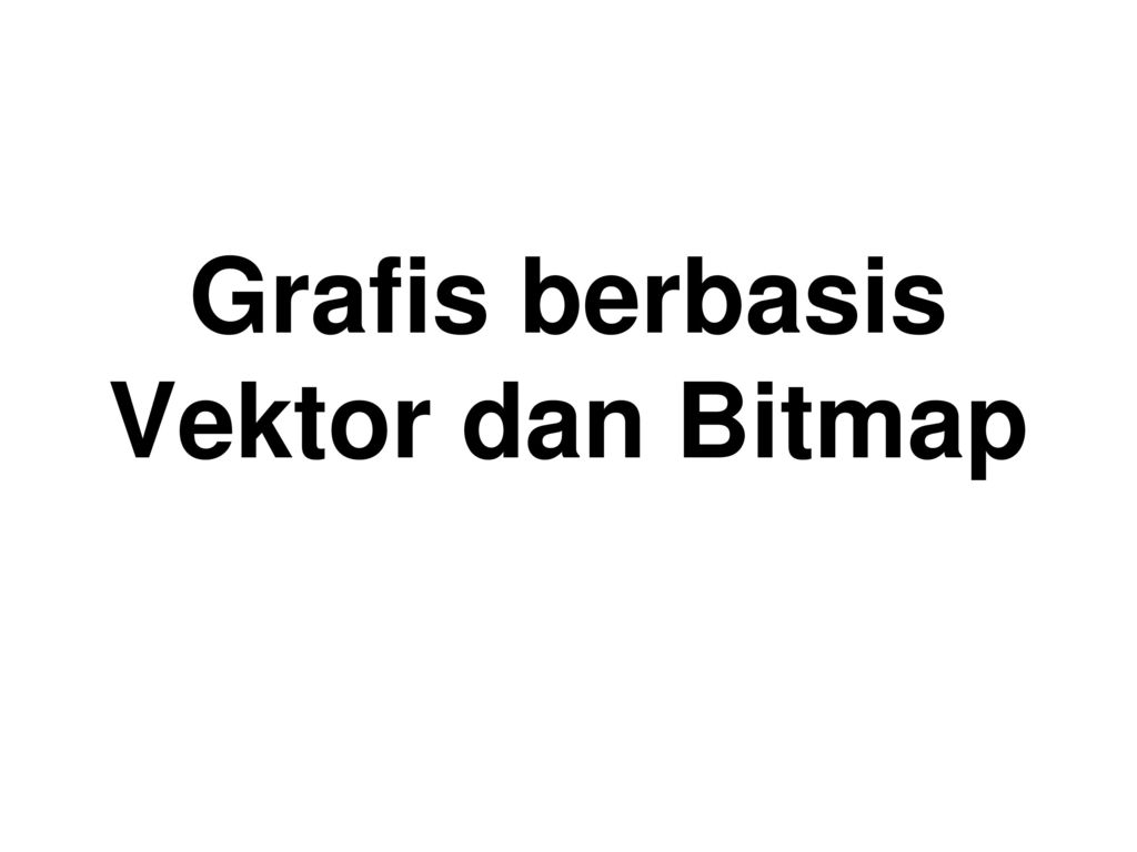 5 contoh software berbasis vektor dan bitmap