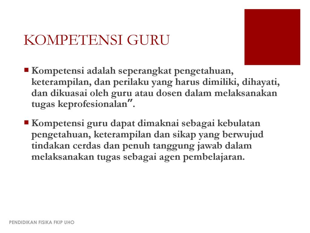 Kompetensi Guru Kompetensi Adalah Seperangkat Pengetahuan Keterampilan Dan Perilaku Yang Harus Dimiliki Dihayati Dan Dikuasai Oleh Guru Atau Dosen Ppt Download