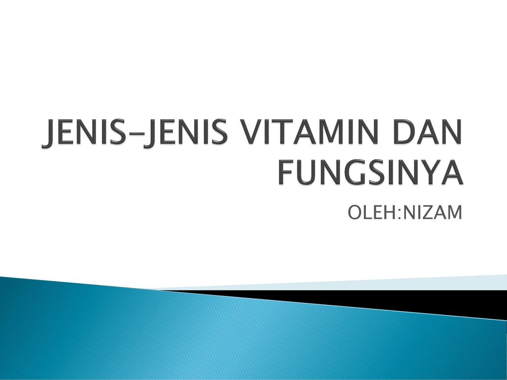 Macam Macam Vitamin Dan Fungsinya – Meteor