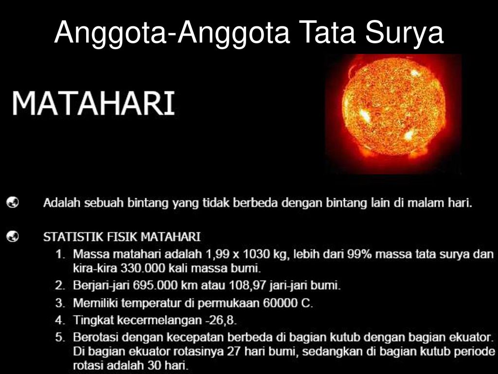 Tata Surya Dan Alam Semesta Ppt Download