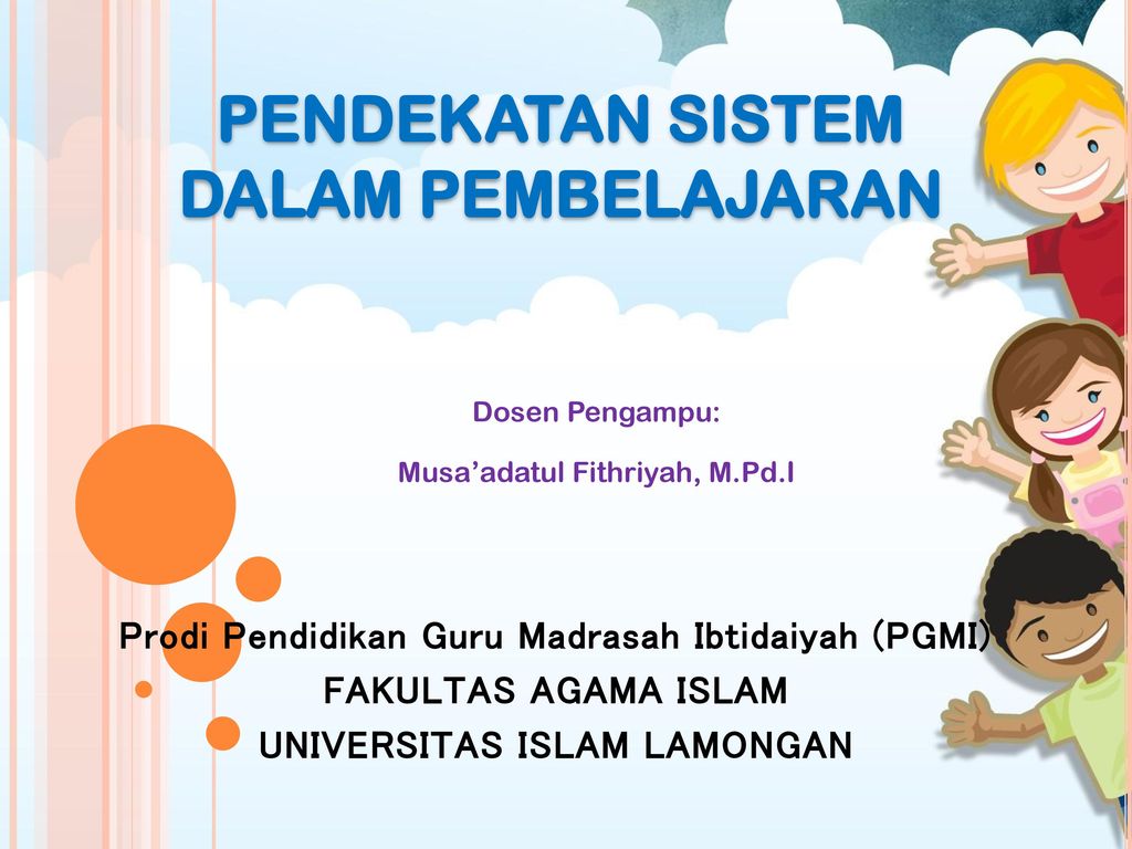 Pendekatan Sistem Dalam Pembelajaran Ppt Download