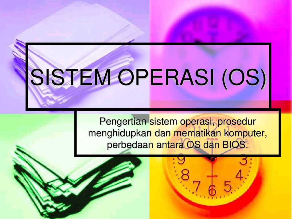 Pengertian Sistem Operasi – Ujian