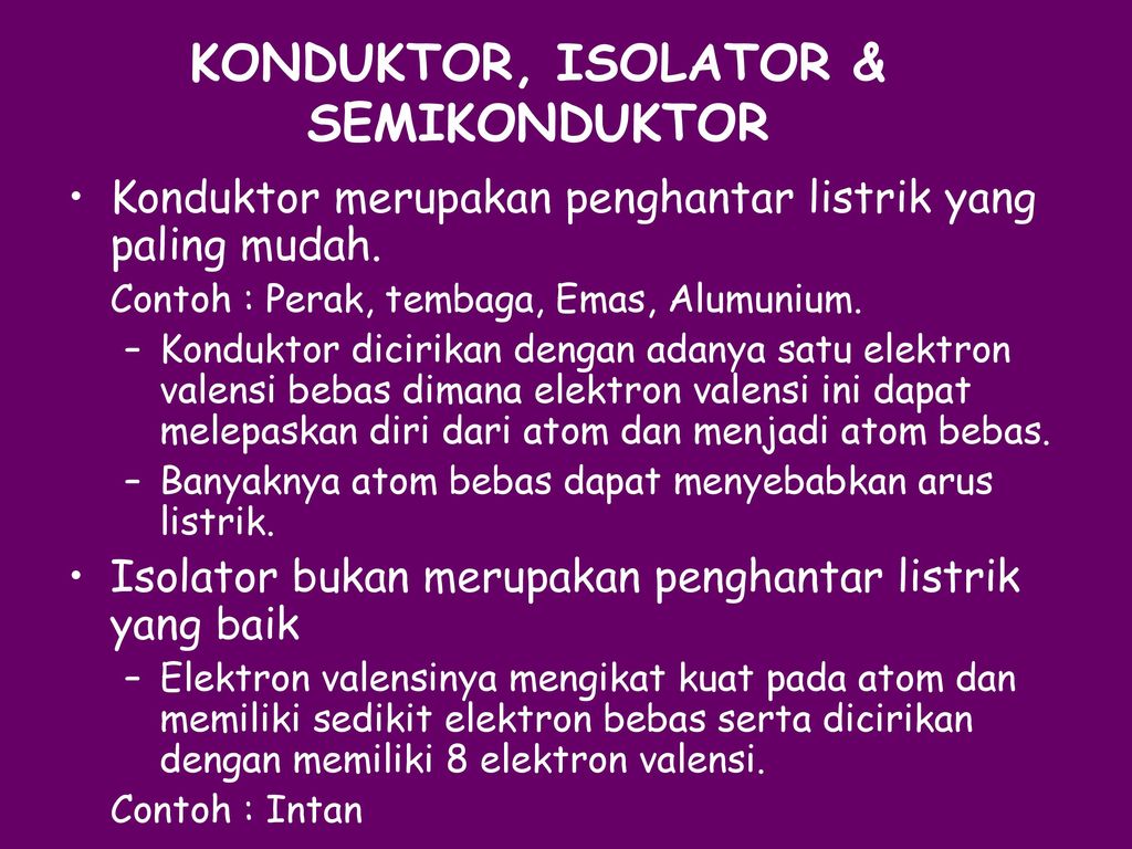 Contoh Konduktor – Ujian