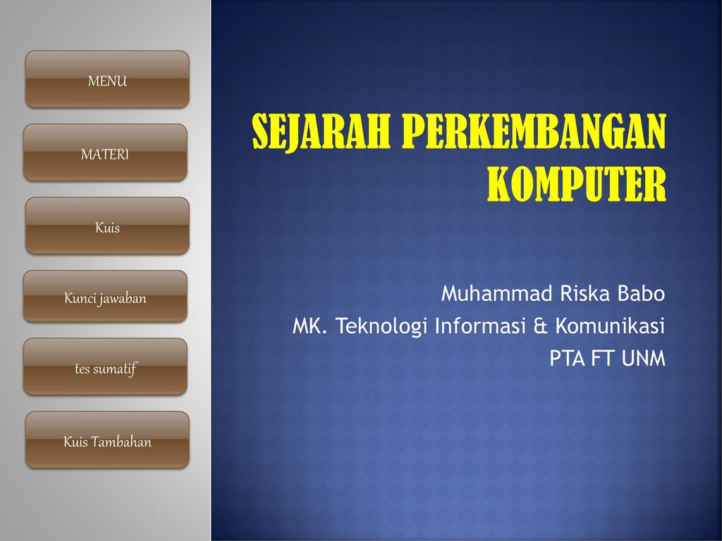 Power Point Sejarah Komputer Dan Perkembangannya – Meteor