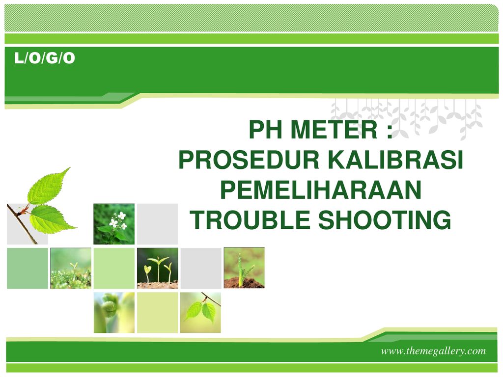 Ph Meter Prosedur Kalibrasi Pemeliharaan Trouble Shooting Ppt Download