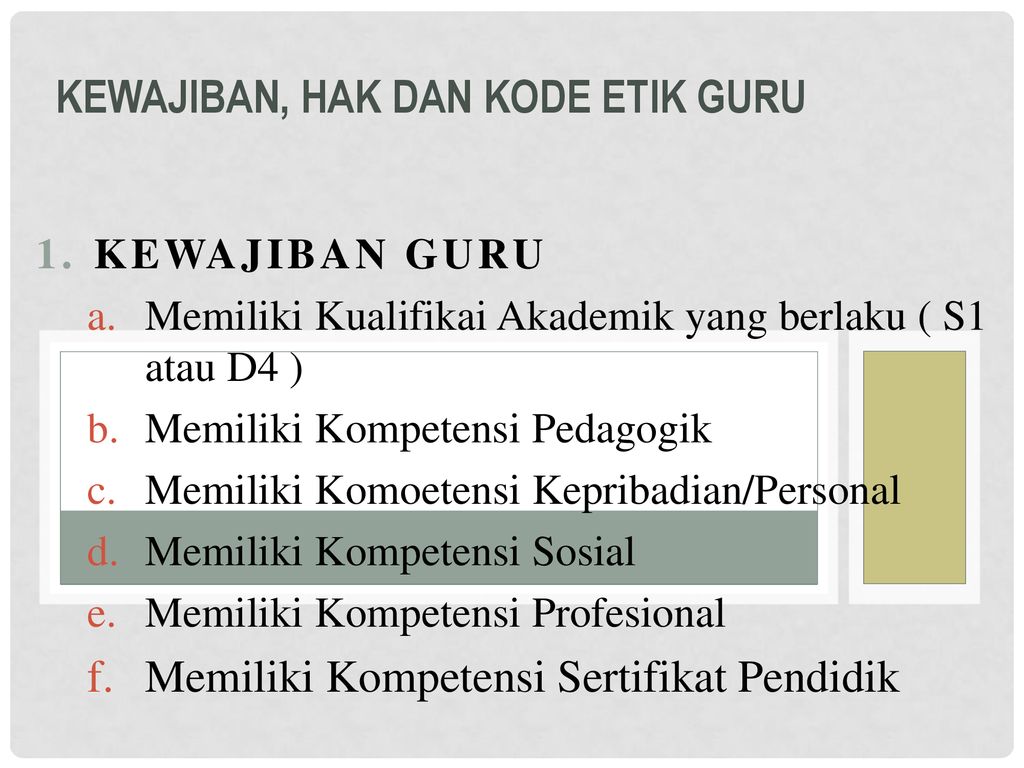 Hak Dan Kewajiban Pendidik – Studyhelp