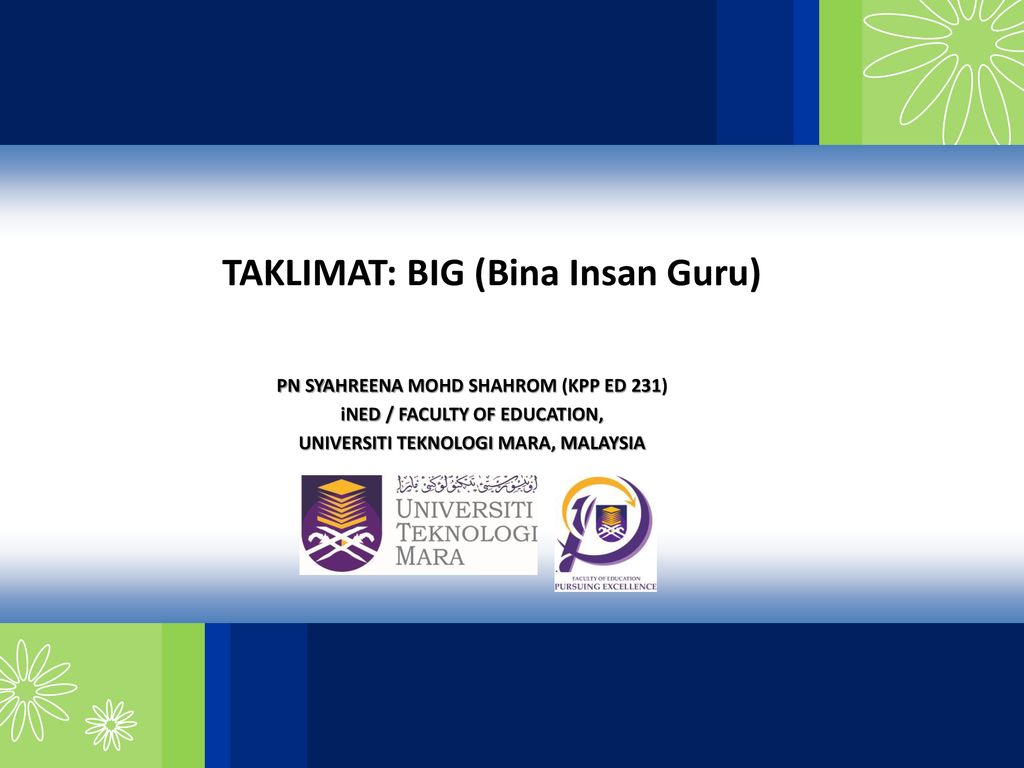 Taklimat Big Bina Insan Guru Ppt Download