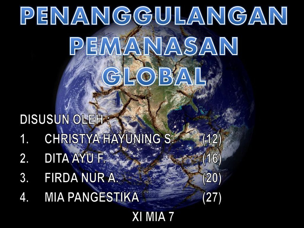 Penanggulangan Pemanasan Global Ppt Download