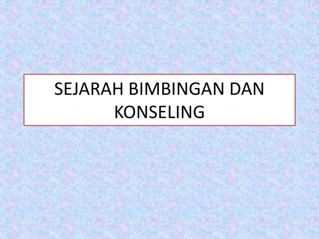 pdf sejarah bimbingan konseling islam