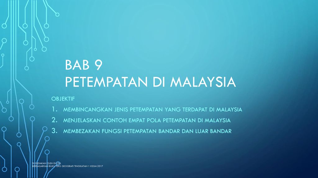 Bab 9 Petempatan Di Malaysia Ppt Download
