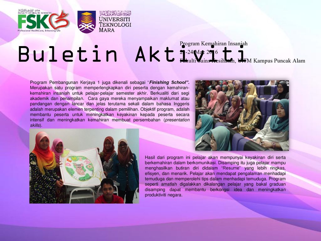 Buletin Aktiviti Program Kemahiran Insaniah Mac Ppt Download