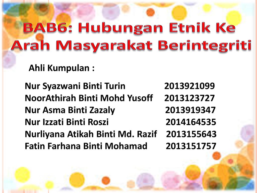 Arah Masyarakat Berintegriti Ppt Download