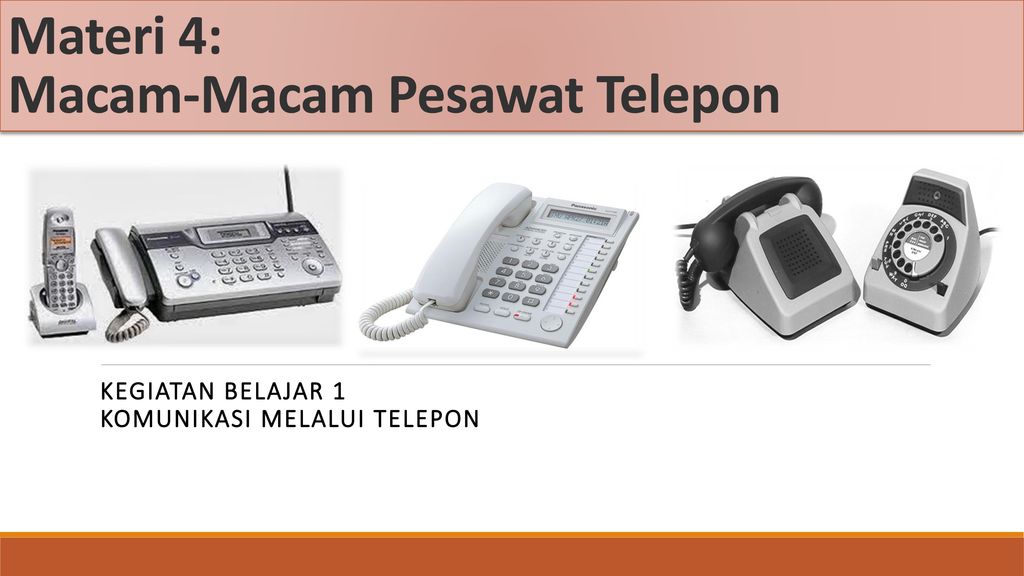 Jenis Jenis Pesawat Telepon – Meteor