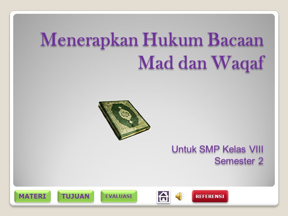 Materi Contoh Soal Tentang Hukum Bacaan Mad | Materi Soal