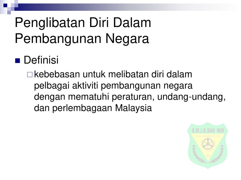 Penglibatan Diri Dalam Pembangunan Negara Ppt Download