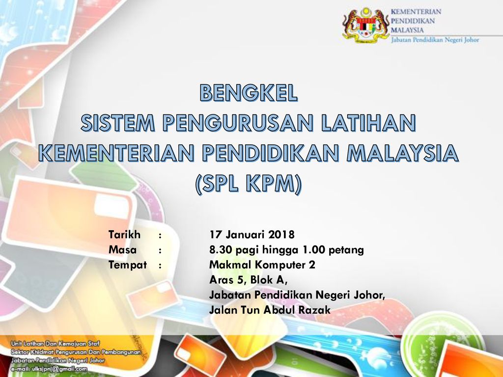 Sistem Pengurusan Latihan Kementerian Pendidikan Malaysia Ppt Download