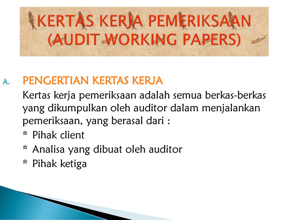 Contoh Kertas Kerja Pemeriksaan Audit / Kertas Kerja Audit Pengertian ...