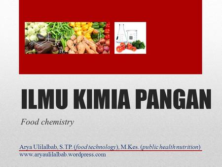 ILMU KIMIA PANGAN Food chemistry